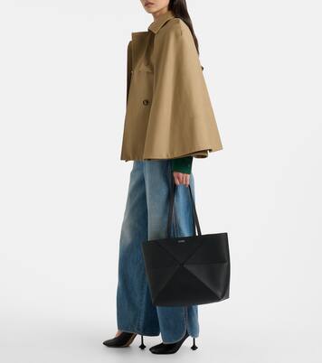Puzzle Fold Medium leather tote bag | Loewe
