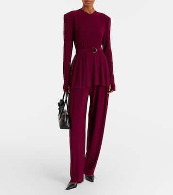 ليوتار من قماش شفاف يحزام للخصر | Norma Kamali