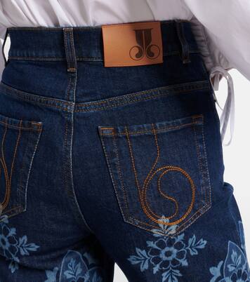 Partenope printed high-rise flared jeans | La DoubleJ