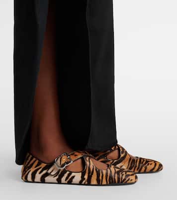 Bailarinas de pelo de becerro estampadas | Alaïa