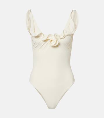 Floral-appliqué swimsuit | Magda Butrym