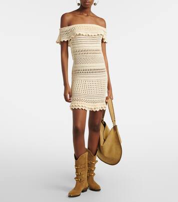 Zoa crochet cotton-blend minidress | Marant Etoile