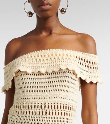 Zoa crochet cotton-blend minidress | Marant Etoile
