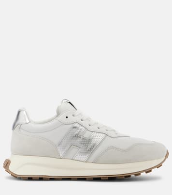 H641 leather and suede sneakers | Hogan