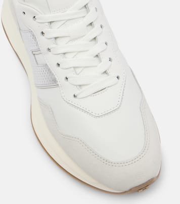 H641 leather and suede sneakers | Hogan