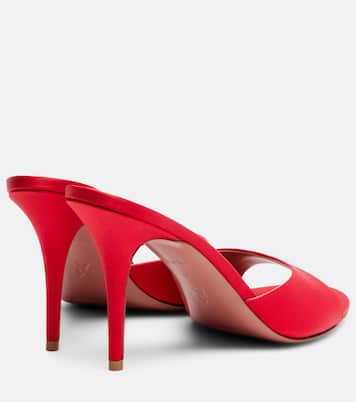 Mules Elodie 90 in raso | Amina Muaddi