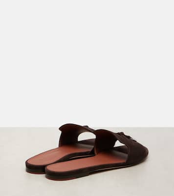 Summer Charms suede slides | Loro Piana
