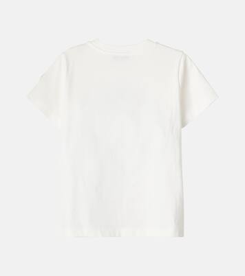 Logo printed cotton jersey T-shirt | Moncler Enfant