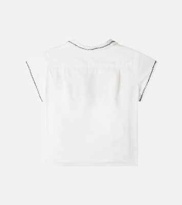 Baby Lennard embroidered cotton shirt | Bonpoint