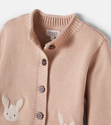 Baby Danta embroidered cotton cardigan | Donsje