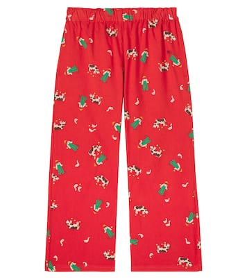Farm Adventure printed cotton pants | Bobo Choses