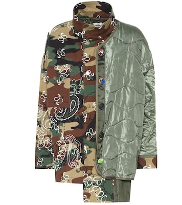 Veste matelassée et imprimée en coton | Monse