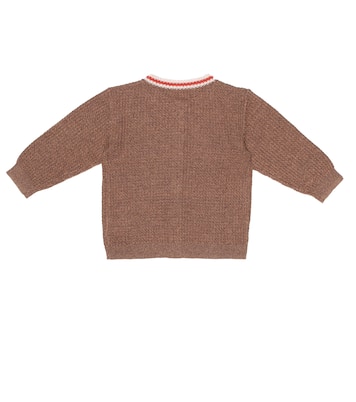 Baby - Cardigan Camden in cotone | Caramel