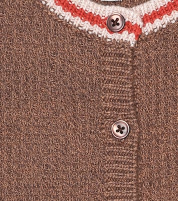 Baby - Cardigan Camden in cotone | Caramel