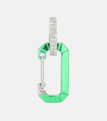 Chiara 18kt white gold and diamond single earring | Eéra