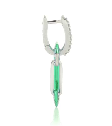 Chiara 18kt white gold and diamond single earring | Eéra