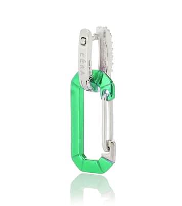 Chiara 18kt white gold and diamond single earring | Eéra