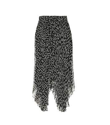 Falda midi Alena de georgette | Isabel Marant