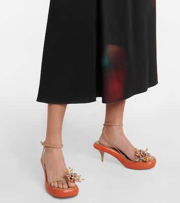 Verzierte Sandalen aus Leder | Dries Van Noten