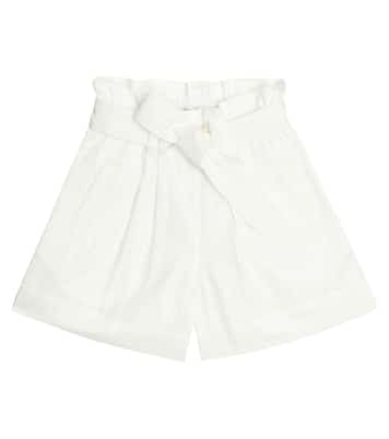 Shorts en mezcla de algodón | Brunello Cucinelli Kids