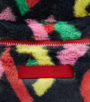 Sac à dos imprimé en fourrure synthétique | Stella McCartney Kids