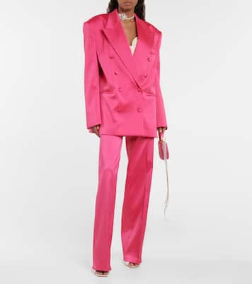 Doppelreihiger Blazer aus Satin | Magda Butrym