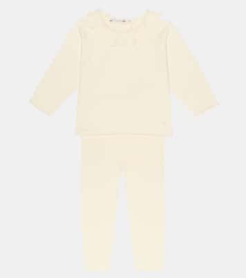 Baby Anisa cotton-blend top and pants set | Bonpoint