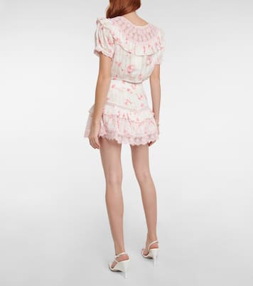Elania floral top | LoveShackFancy