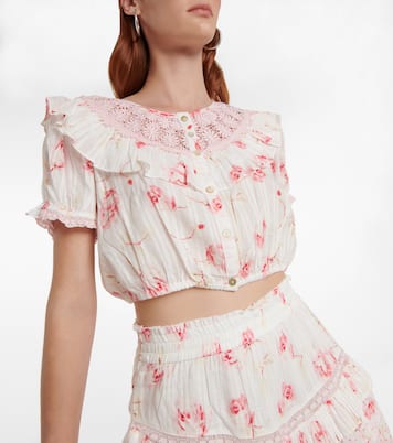 Elania floral top | LoveShackFancy