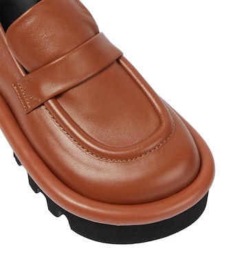 Bumper leather platform loafers | JW Anderson