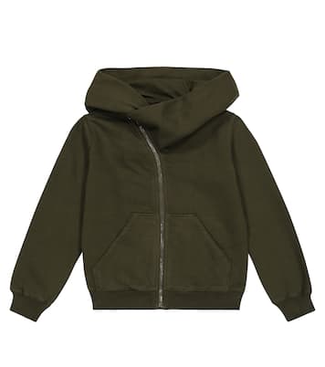 Felpa Mountain in cotone con cappuccio | Rick Owens Kids