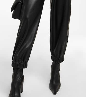 Mid-Rise-Hose aus Lederimitat | Velvet