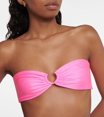 Pierced bandeau bikini top | Same