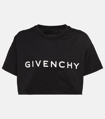 Camiseta cropped con logo | Givenchy