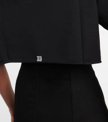 Camiseta cropped con logo | Givenchy