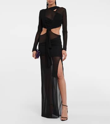 Cutout crêpe jersey gown | Tom Ford