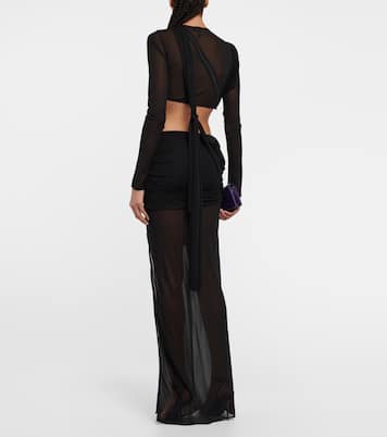 Cutout crêpe jersey gown | Tom Ford