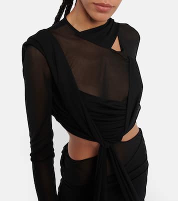 Cutout crêpe jersey gown | Tom Ford