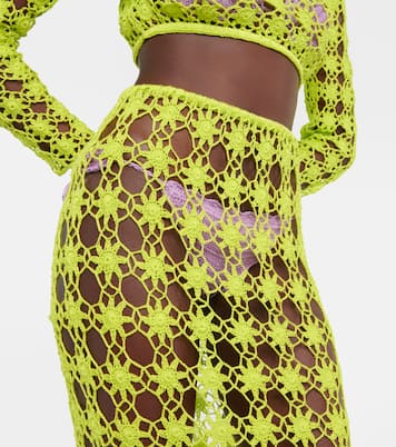 Bella crochet cotton maxi skirt | Anna Kosturova