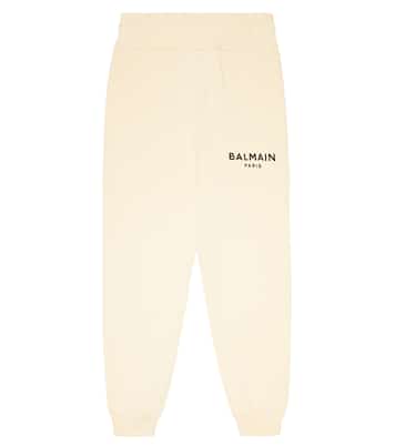 Pantalones deportivos de algodón | Balmain Kids