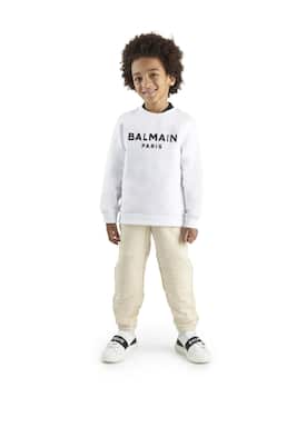 Pantalones deportivos de algodón | Balmain Kids