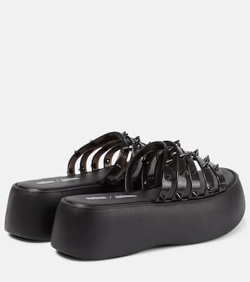 x Melissa Becky Punk platform slides | Jean Paul Gaultier