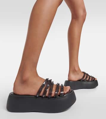 x Melissa Becky Punk platform slides | Jean Paul Gaultier