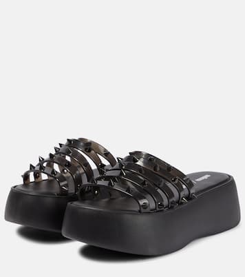 x Melissa Becky Punk platform slides | Jean Paul Gaultier