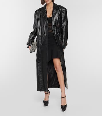 Yigit satin platform pumps | Amina Muaddi