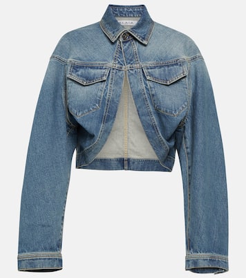 Chaqueta en denim cropped | Alaïa