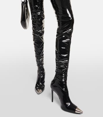 Botas mosqueteras de charol | David Koma