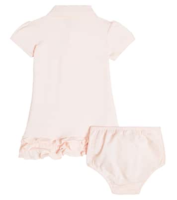 Baby Schiffli cotton dress and bloomers set | Polo Ralph Lauren Kids