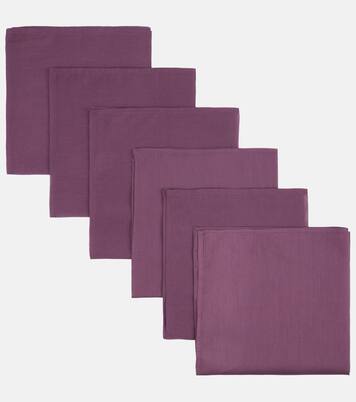 Set of 6 cotton organza napkins | Lisa Corti