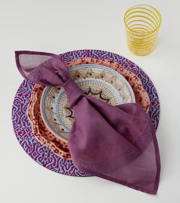 Set of 6 cotton organza napkins | Lisa Corti